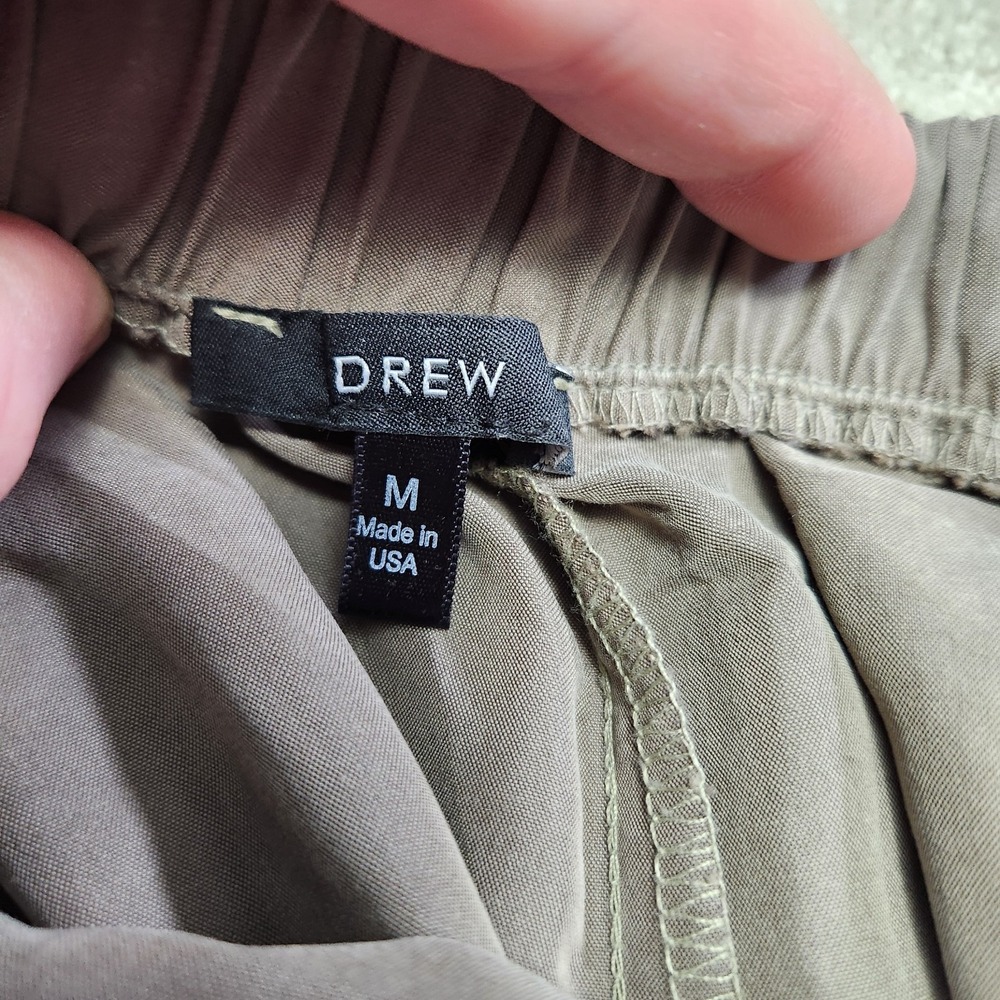 Anthropologie DREW Taupe Tulip Wide Leg Pants - Picture 4 of 11